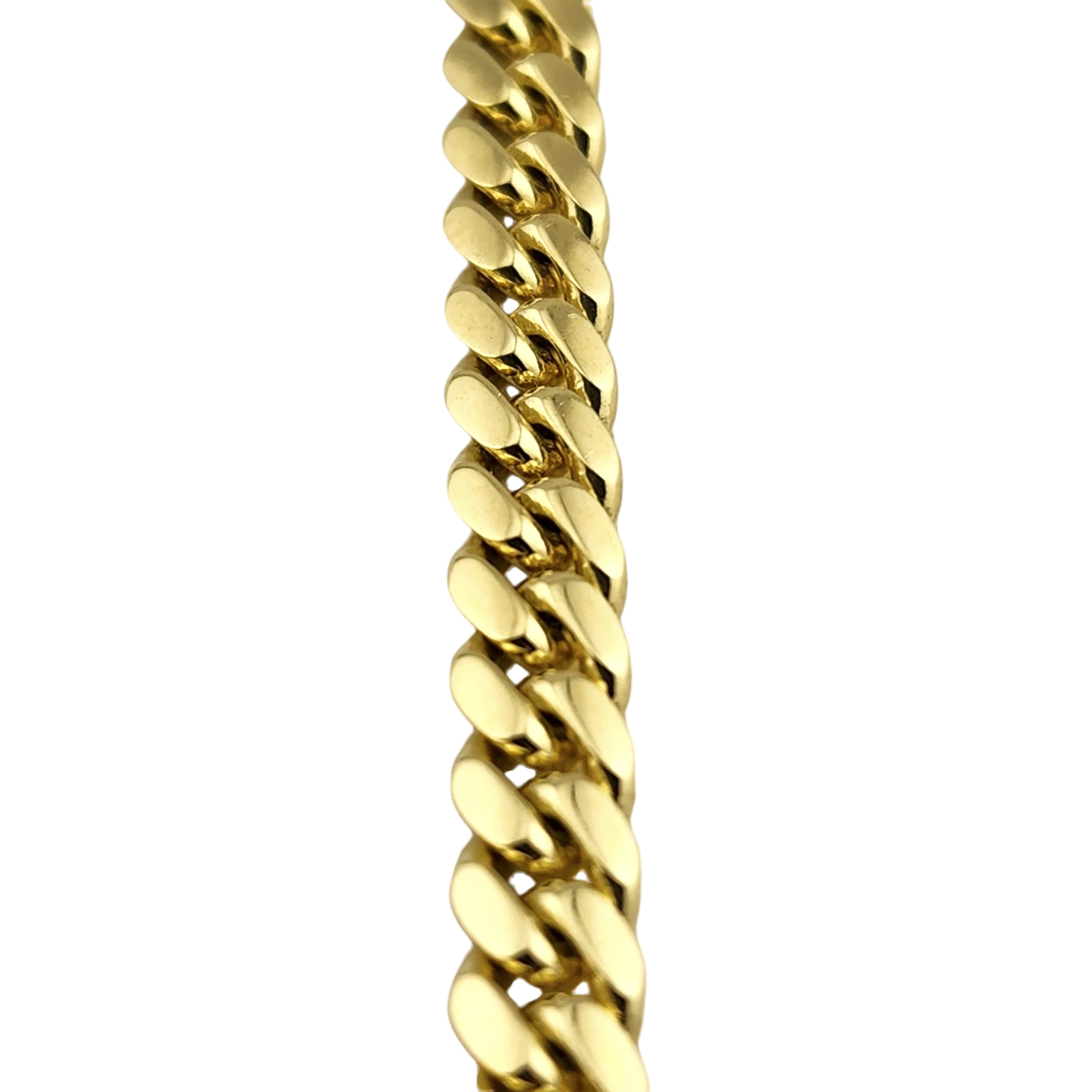 14K Gold 5.0mm Miami Cuban Chain (Box Lock) - Image 2